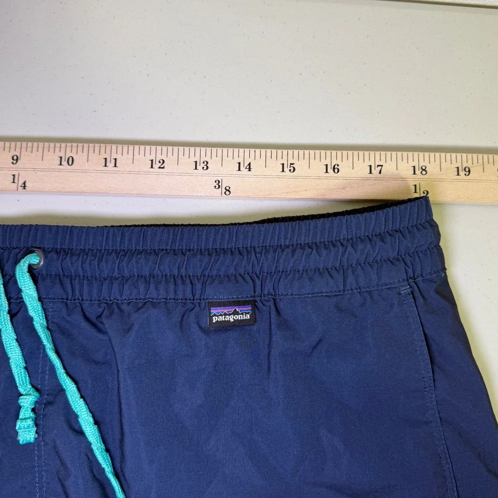 Patagonia Hydro Series Boardshorts Men's XL Blue Teal Swim Trunks Pockets‎